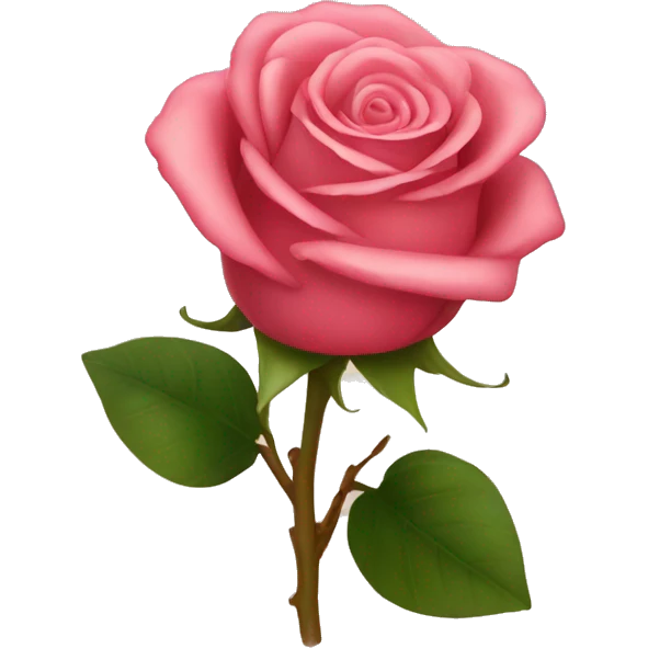 Cute rose  emoji
