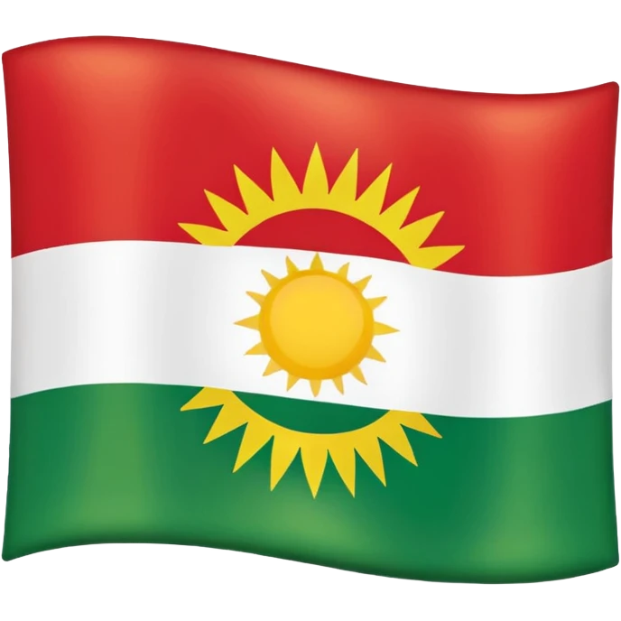 Kurdish flag emoji