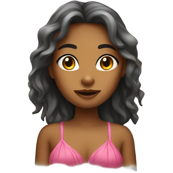Beach girl  emoji
