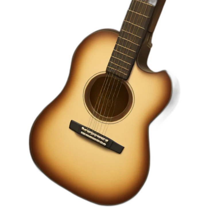 Accoustic guitar emoji
