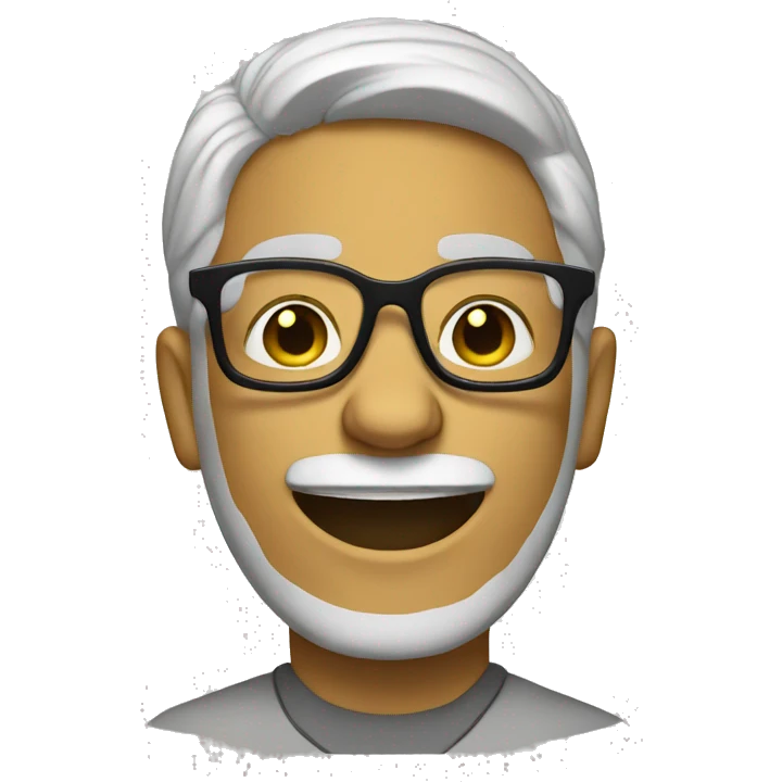 geek with glasses emoji
