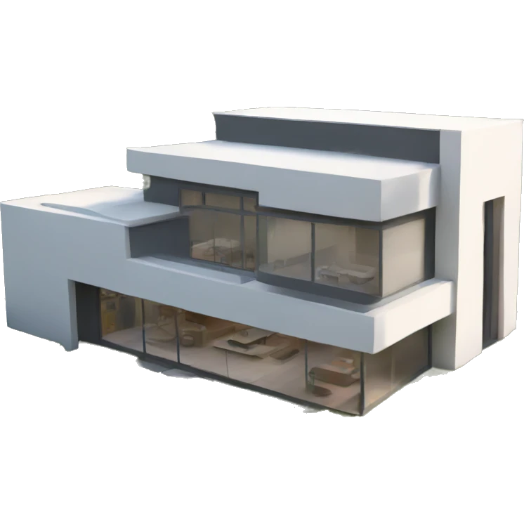 Ultra modern house emoji