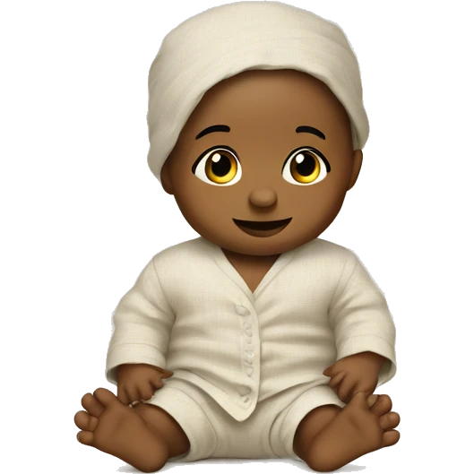 baby in a linen emoji