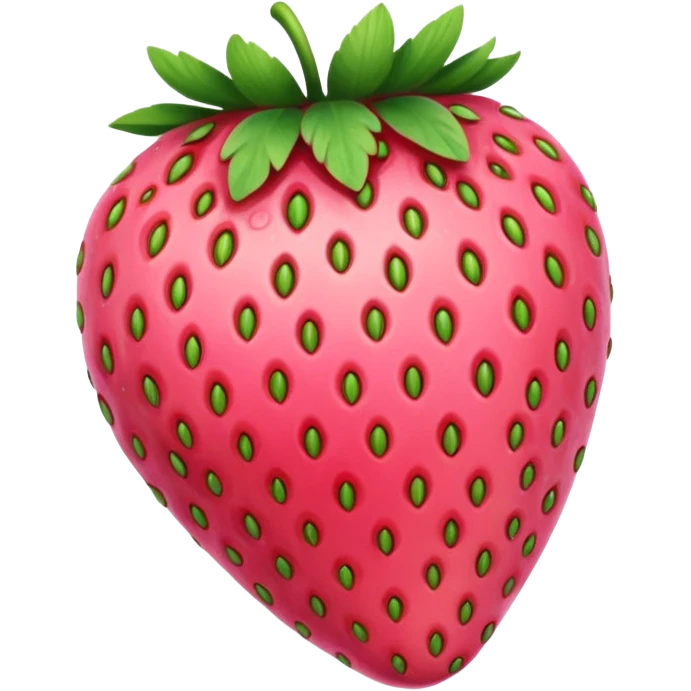 pink strawberry emoji