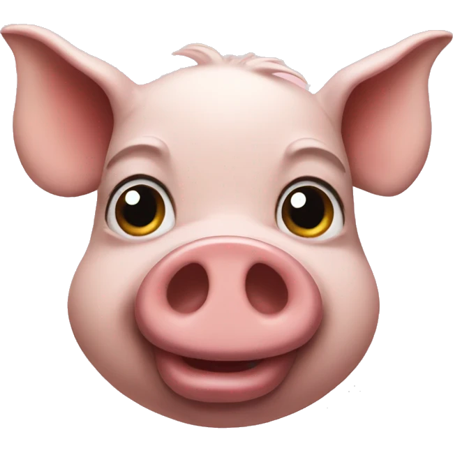 greasy pig emoji