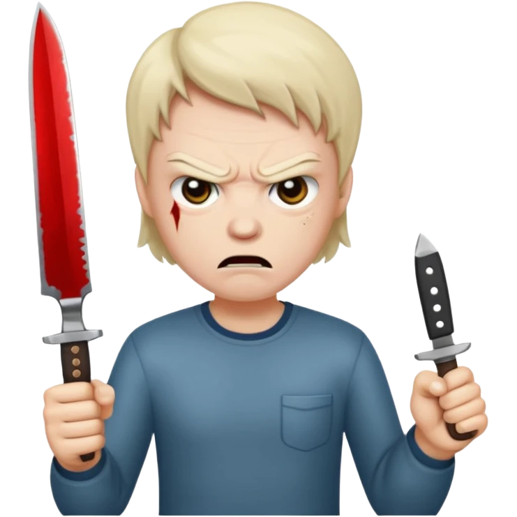 😒🔪🙄 emoji