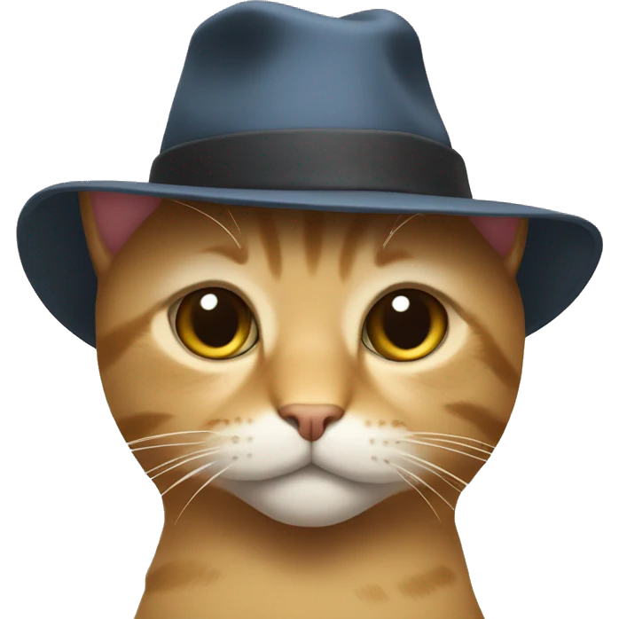 cat with a hat emoji