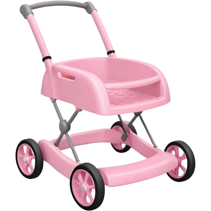 pink baby walker emoji