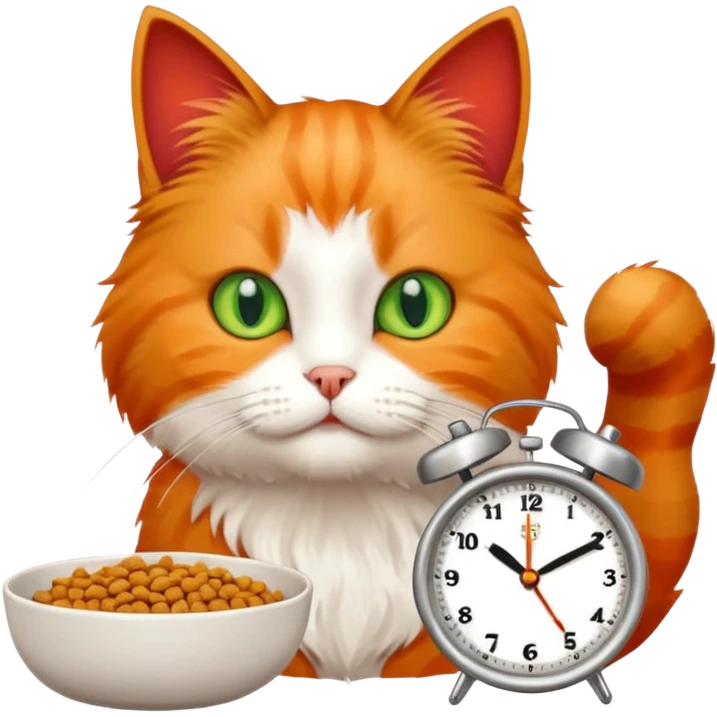 cat food alarm emoji