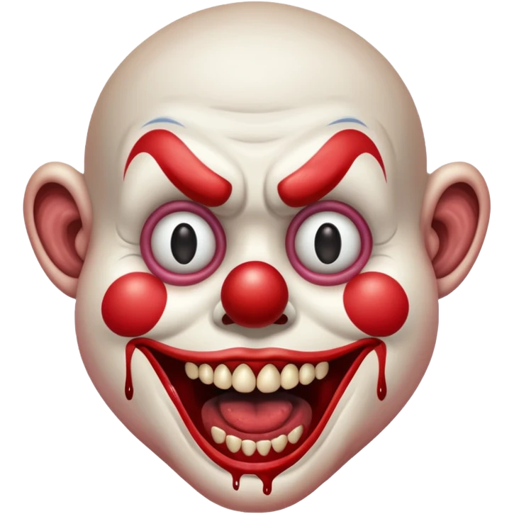a piece of clown meat emoji