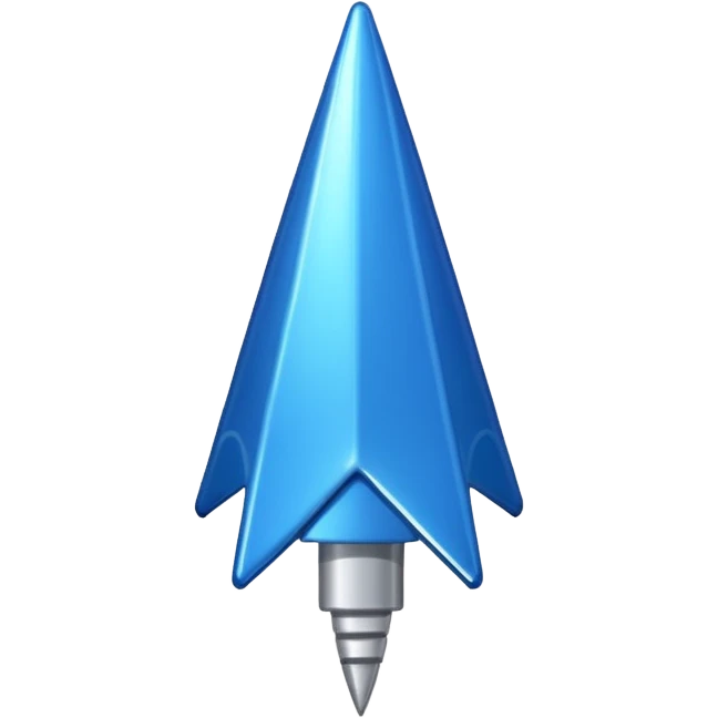 blue pin for map emoji