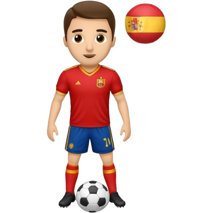 Give me a football playerGive me a Spanish football player emoji