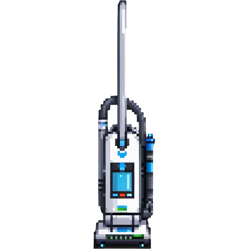Upright vacuum cleaner emoji