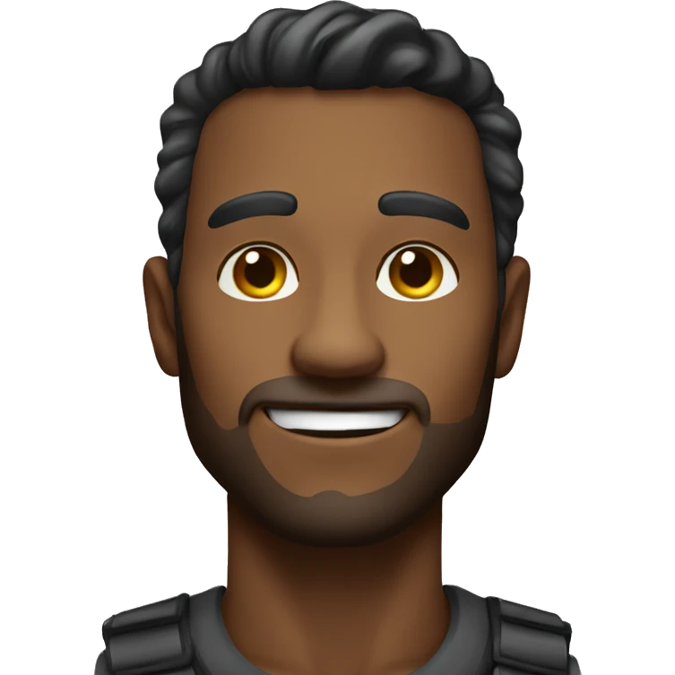 A very handsome man with a square jaw. He is young emoji