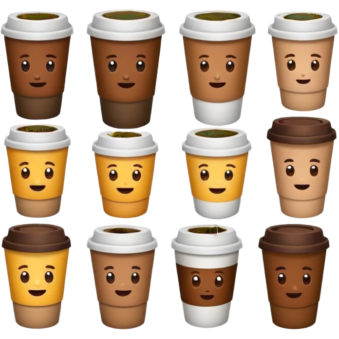 Emojis aesthetic para jovenes amantes del café emoji