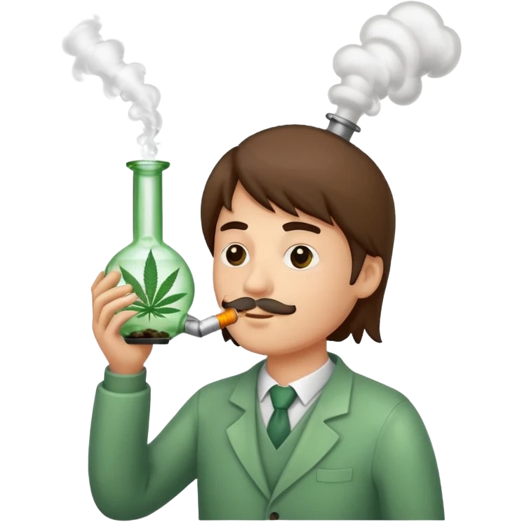 Smoking bong emoji
