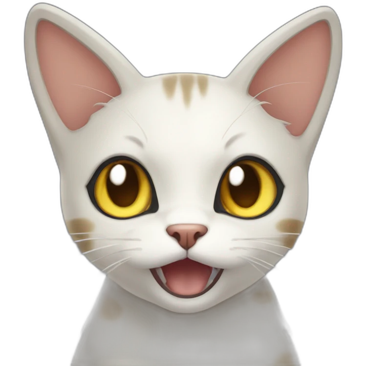 bicolor-cat-pokemon-shocked emoji