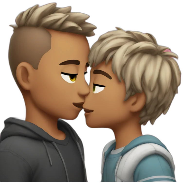 adjaxon kissing mark emoji