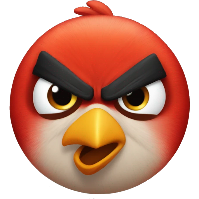 angry bird emoji