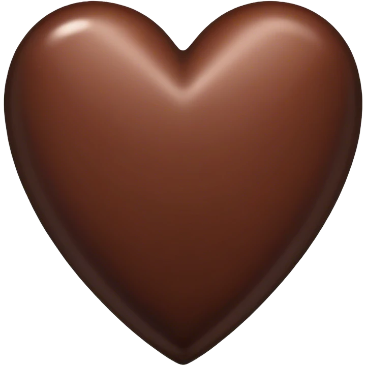 Cocoa heart emoji