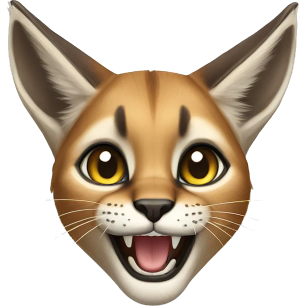 Excited caracal emoji