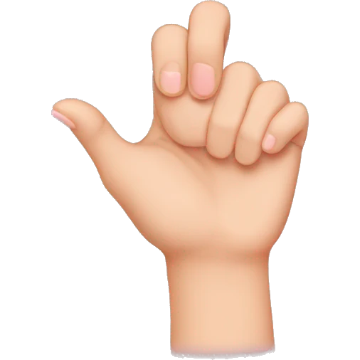 Pinky promise emoji