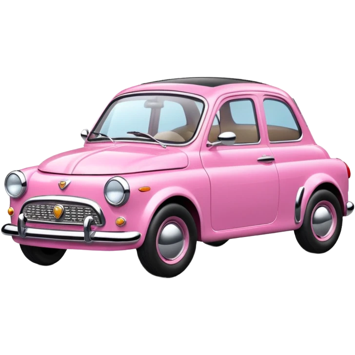 pink small retro car emoji