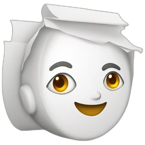 Paper plan emoji
