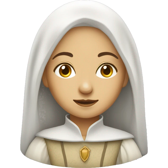 white medieval woman rich emoji
