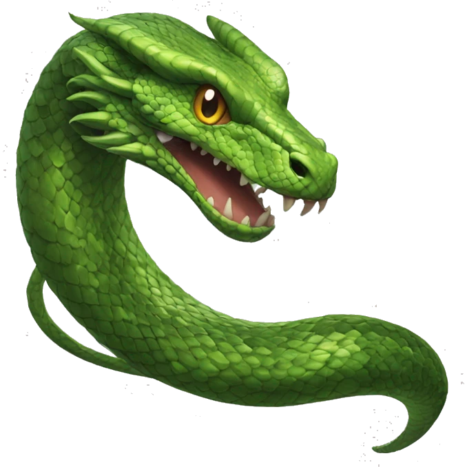 leviathan snake dragon emoji