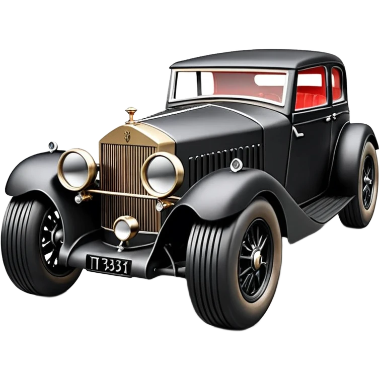 1:10 off-road lcg Basher Batman’s 1934 blackened tarnished Darth Vader hotrod ford jaguar Rolls Royce rc car (extra wide tires without fenders) emoji