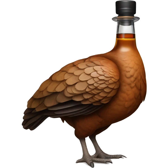 Wild turkey whiskey emoji