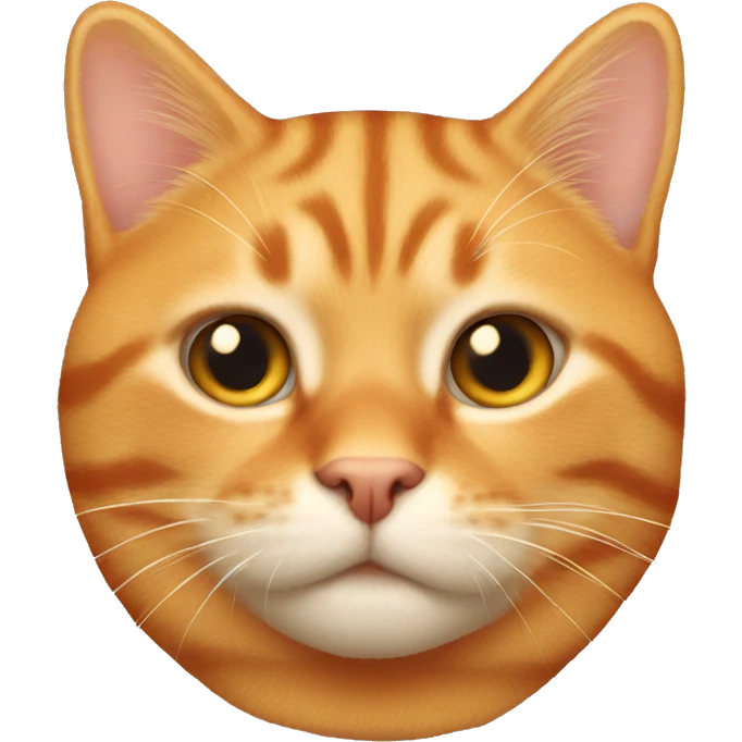 Fat orange tabby emoji
