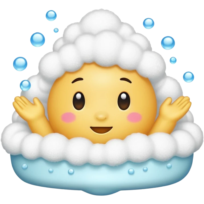 bath foam emoji