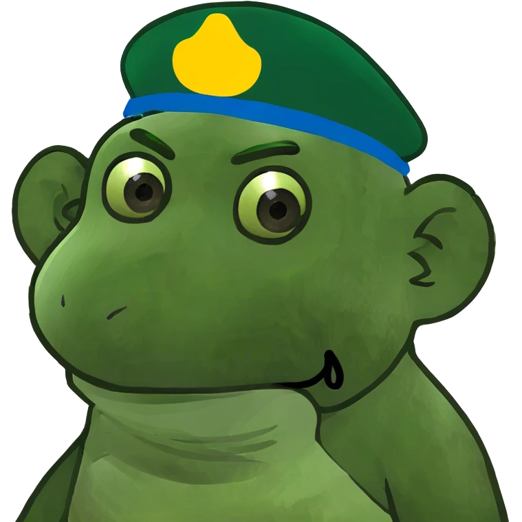 Monkey with a ducky hat emoji