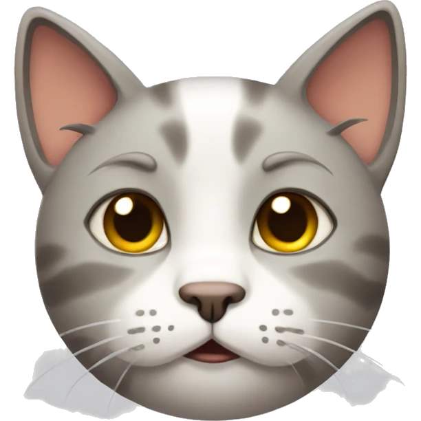 Tired cat emoji