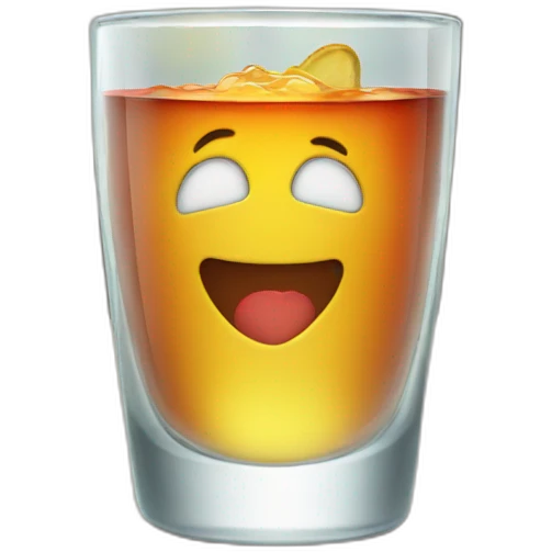 Heart in a glass emoji