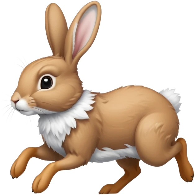 заєць по снігом  emoji