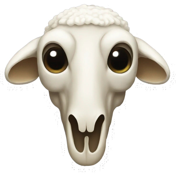 sheep skull emoji emoji
