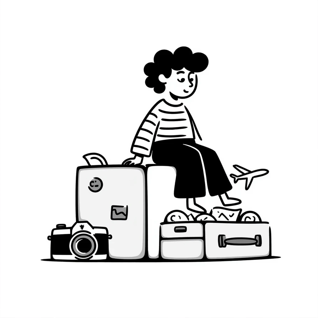 Unpacked baggage emoji