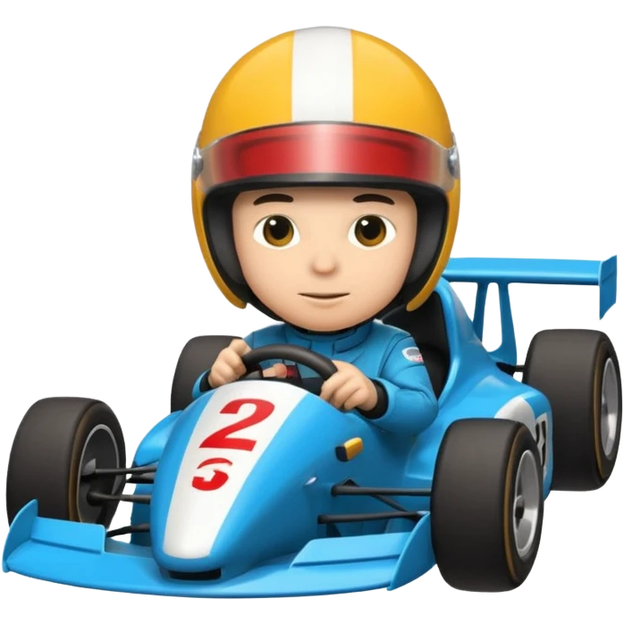 Formula racer emoji
