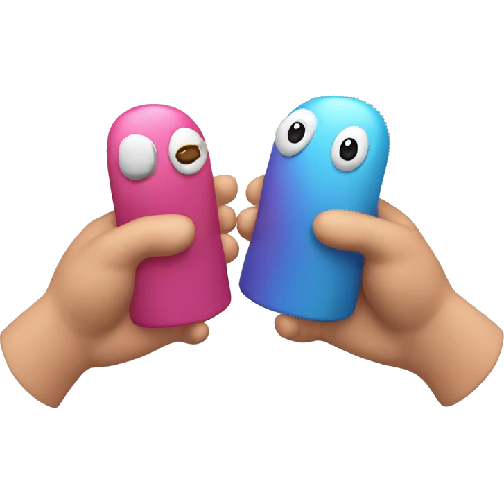 two hands, applause, 3d mobile game, 3d emoji
