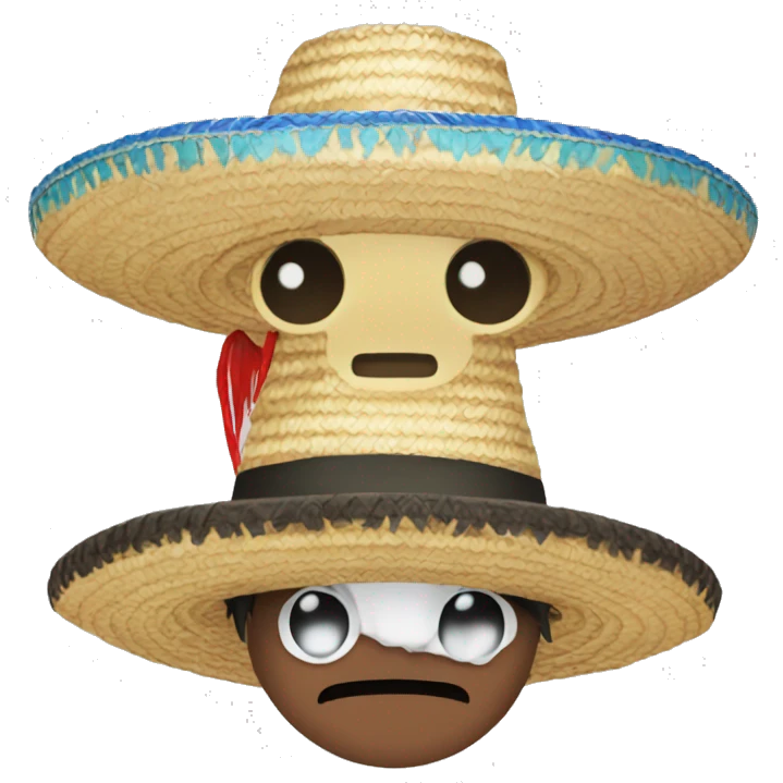 Sombrero de paja luffy emoji