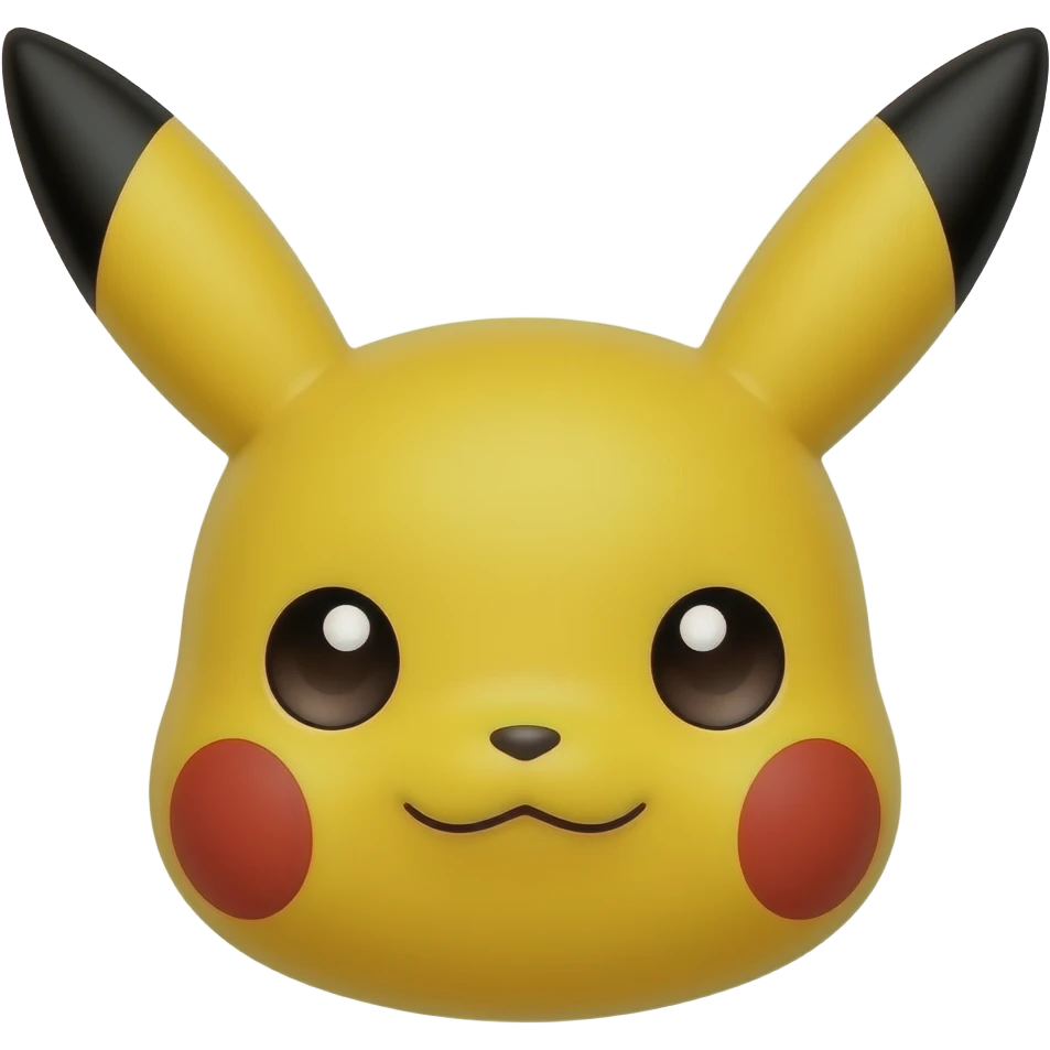 Pikachu head emoji