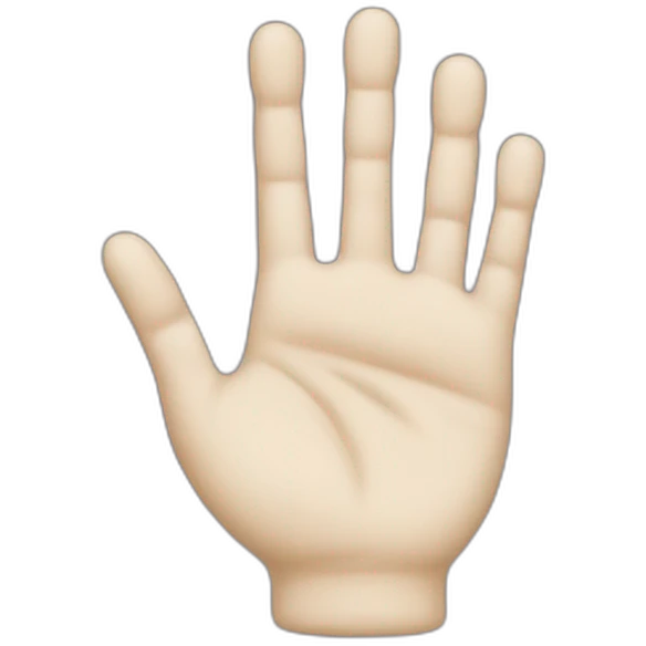 Eine reale Hand emoji
