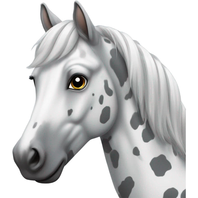 dapple grey horse emoji