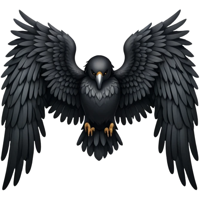 dark angel wings  emoji