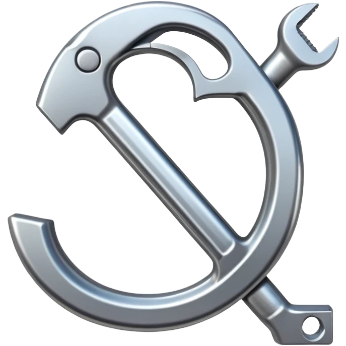 Spanners making the letter S emoji