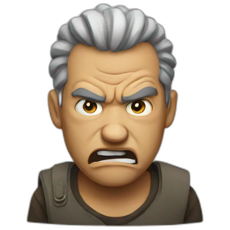 Angry emoji