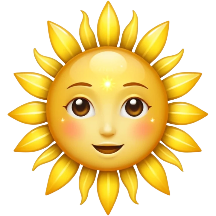 sparkle sun emoji